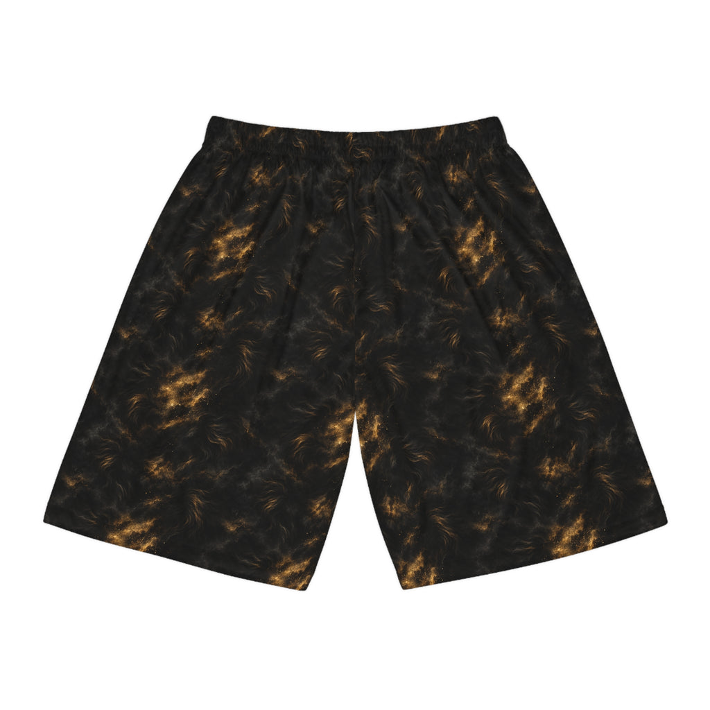 Basketball Shorts — "Crowned With Purpose" Tie-Dye Athletic Shorts LegacyForged™