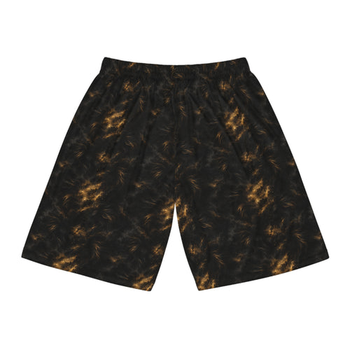Basketball Shorts — "Crowned With Purpose" Tie-Dye Athletic Shorts LegacyForged™