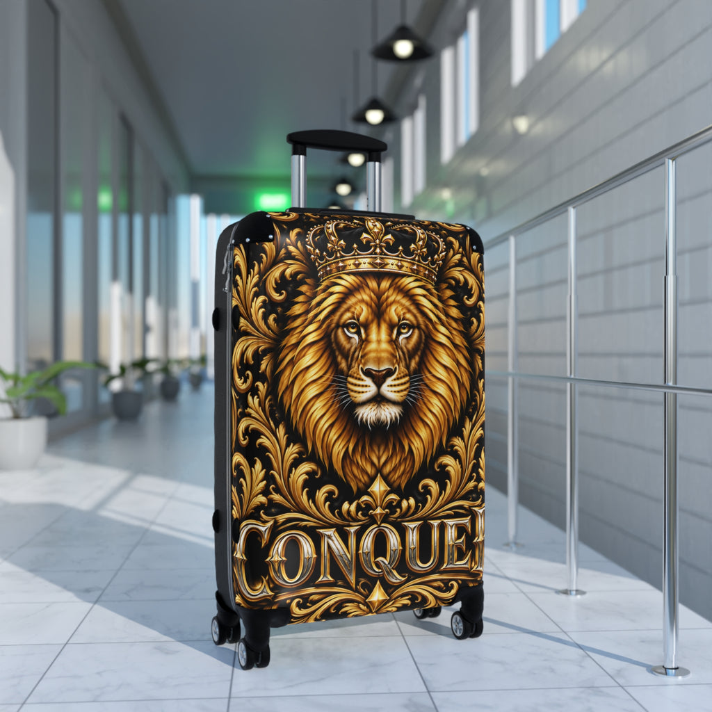 Jesus Strength Lion Christian Suitcase