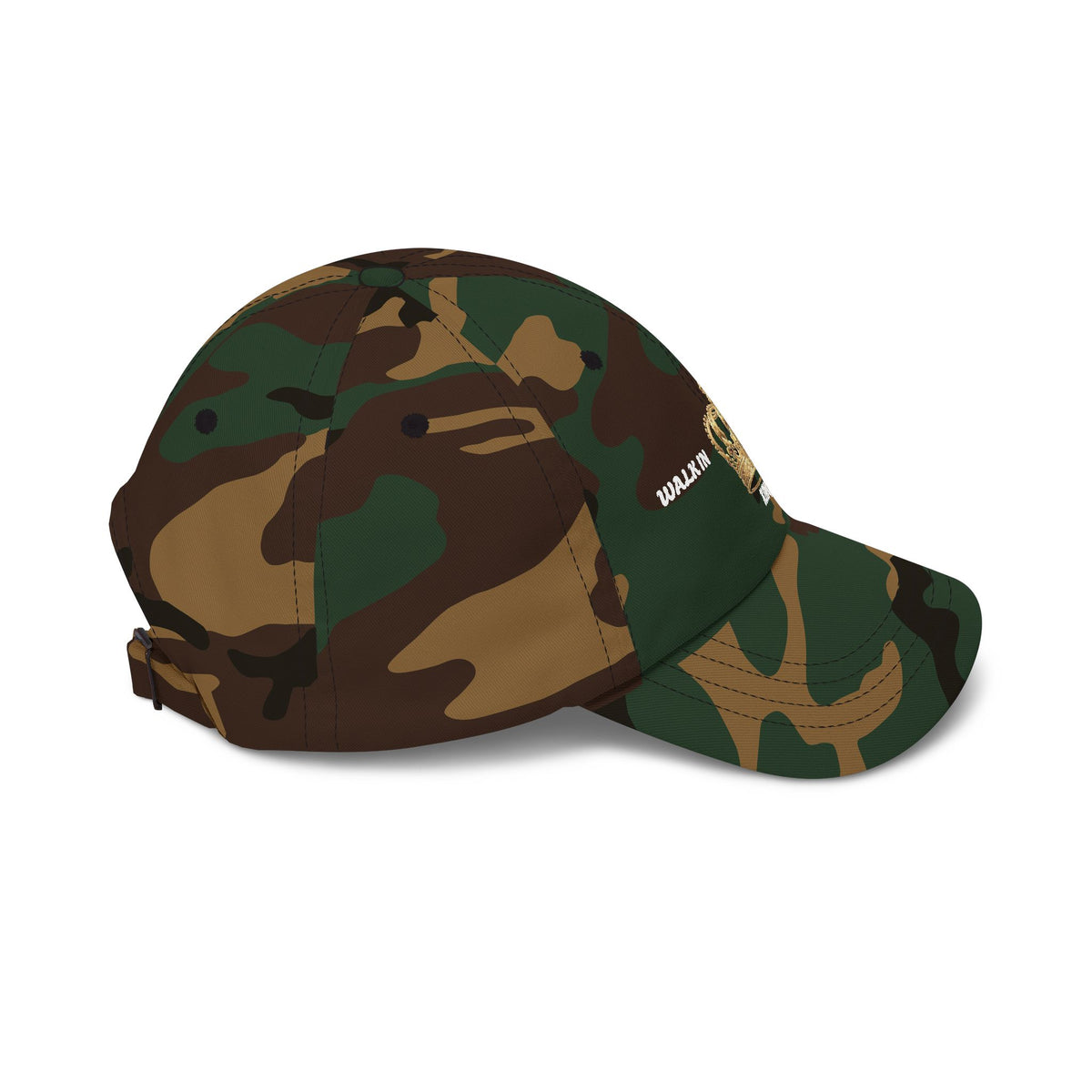 Gold Crown Dad Cap — Classic Embroidered Baseball Hat