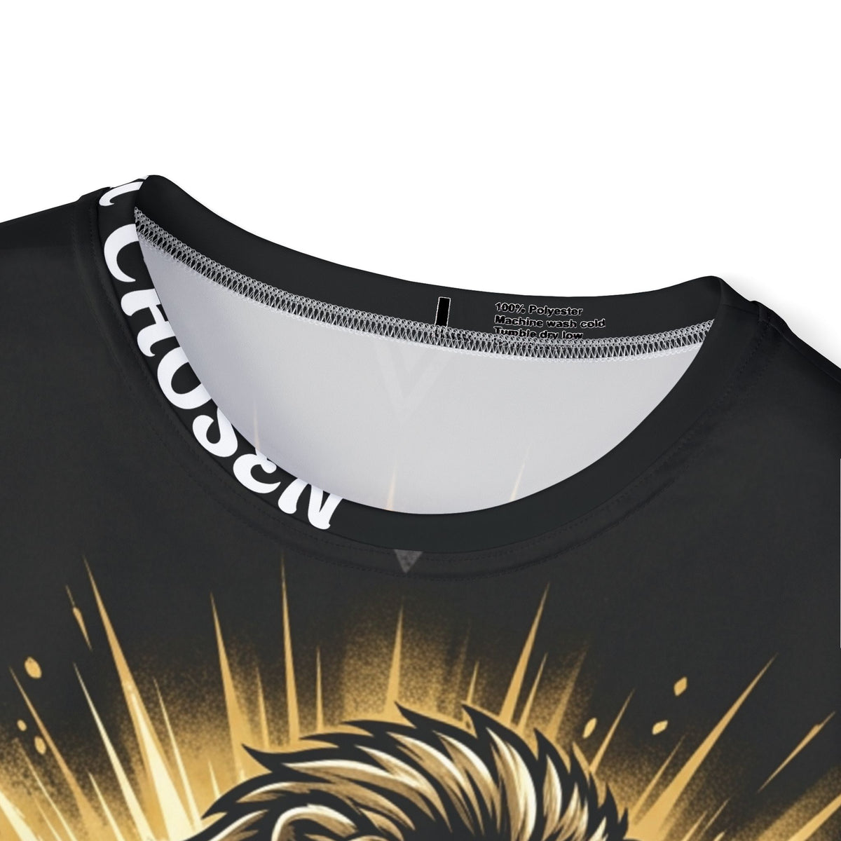 Men's Jersey — "Called. Chosen. Unbreakable." Lion Graphic Athletic Tee