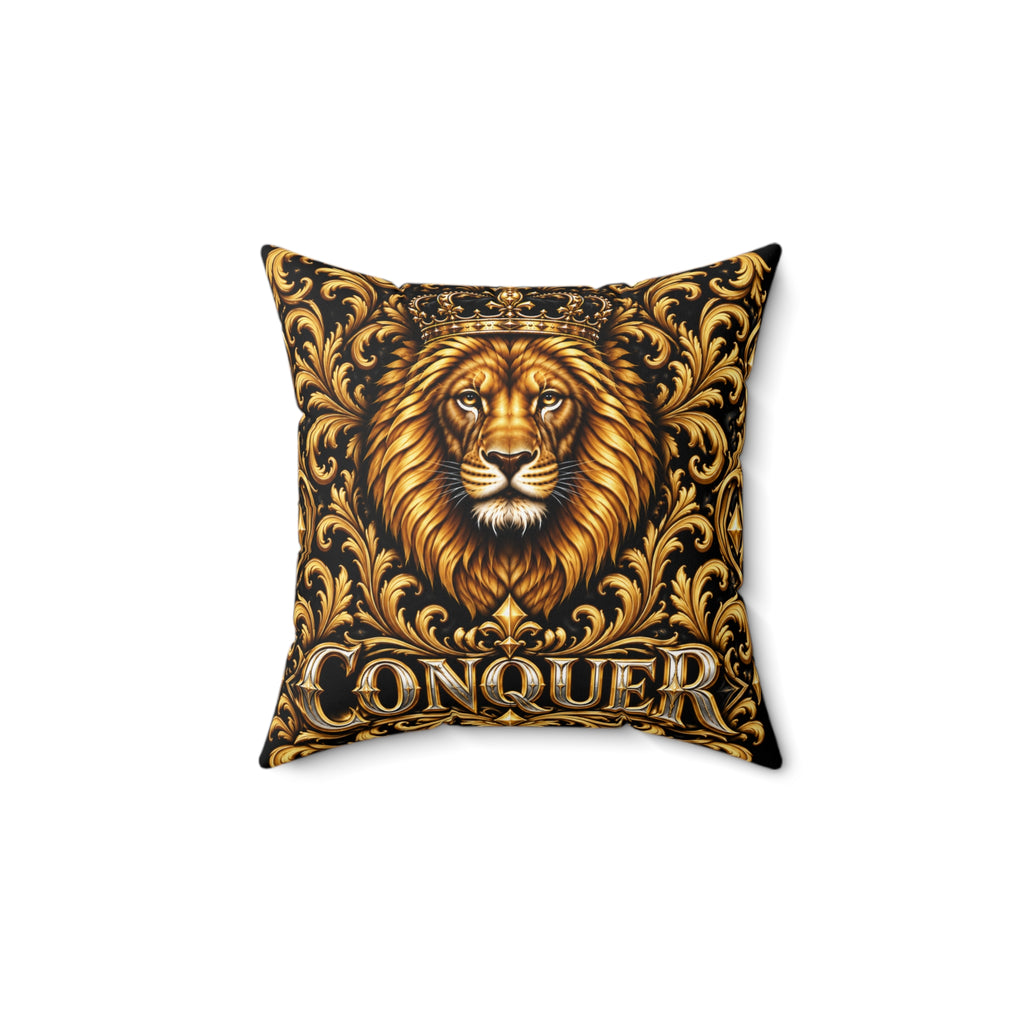 Conquer Lion Decorative Pillow