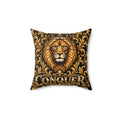 Conquer Lion Decorative Pillow
