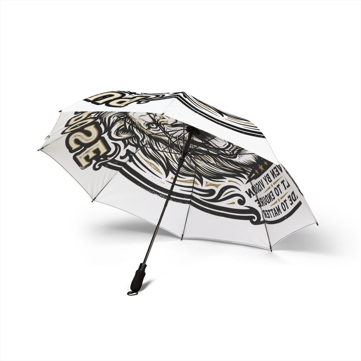Lion Roar Semi-Automatic Foldable Umbrella – 'Driven by Vision, Built to Endure' LegacyForged™