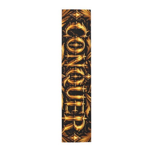 CONQUER | Mystical Golden Celestial Table Runner