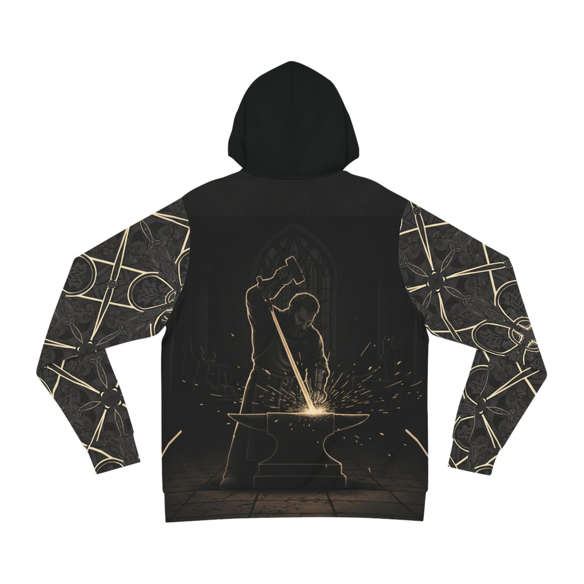 Blacksmith Forge Hoodie — Hammer & Anvil Fashion Hoodie LegacyForged™