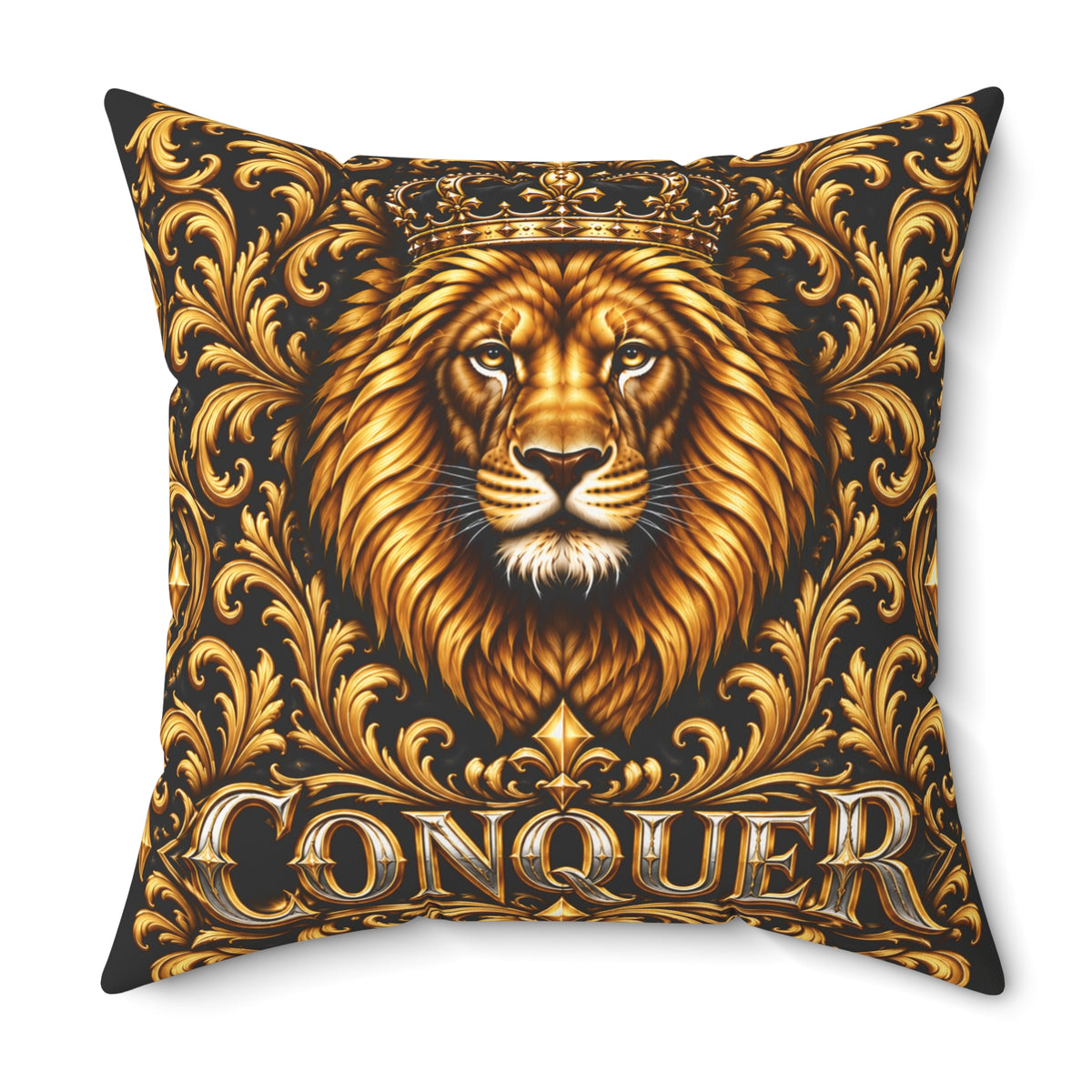 Conquer Lion Decorative Pillow