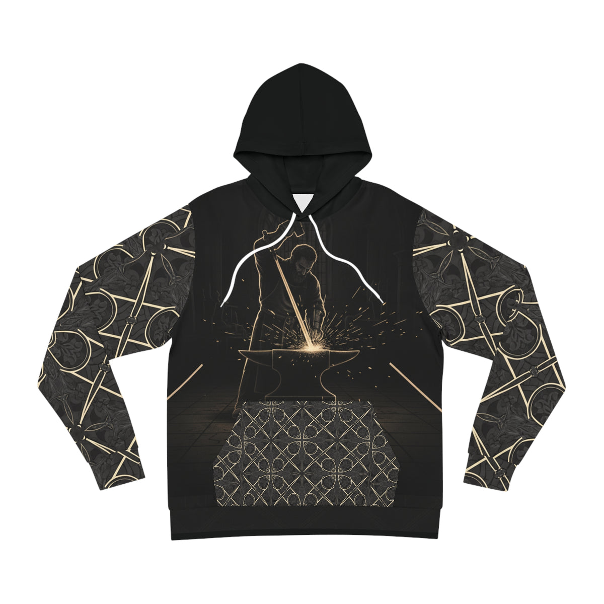 Blacksmith Forge Hoodie — Hammer & Anvil Fashion Hoodie LegacyForged™