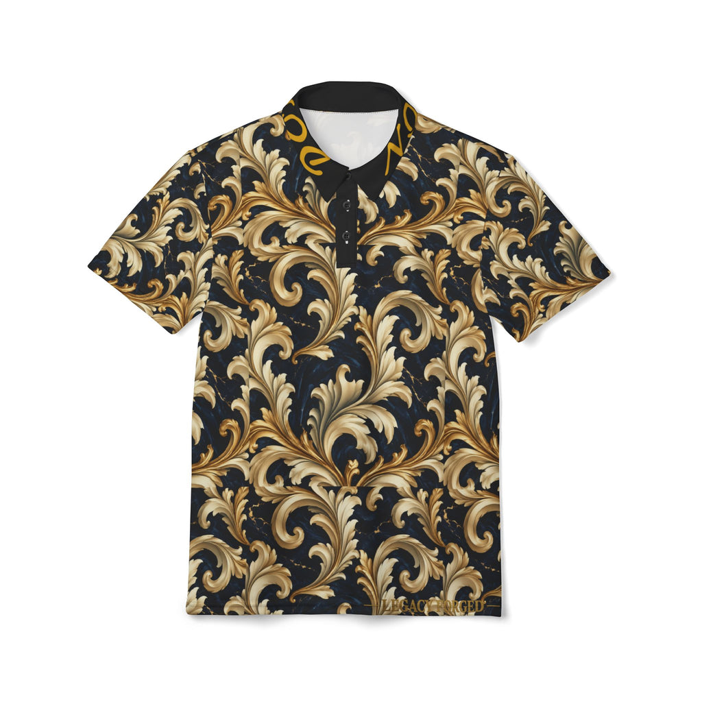 Dominion Baroque Gold Scroll Polo