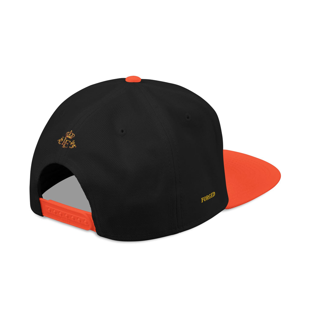 Embroidered Lion Crest Snapback Hat