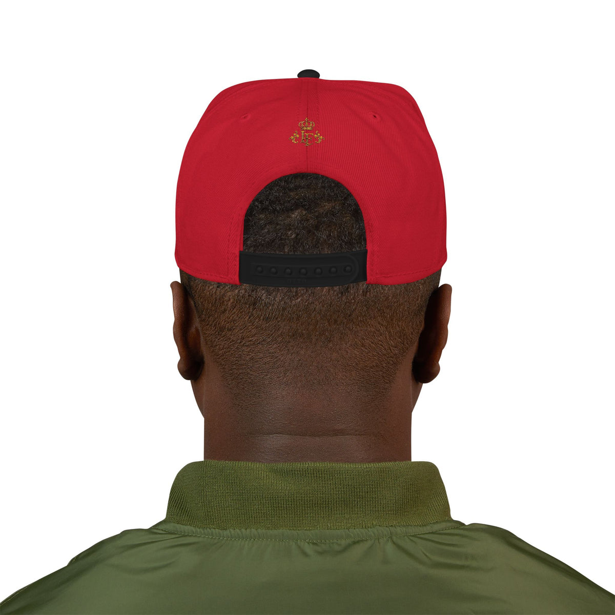 Embroidered Lion Crest Snapback Hat