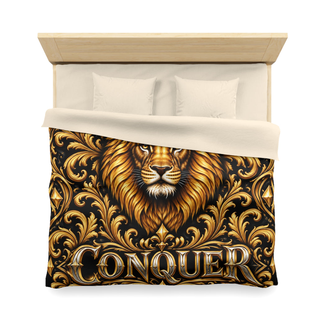 Conquer Lion Duvet Cover