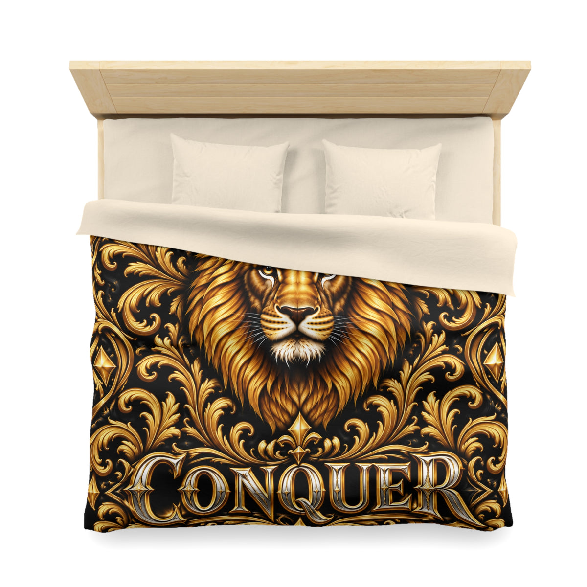 Conquer Lion Duvet Cover