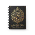 Seek His Face Prayer Journal — Spiral Bound Devotional Notebook