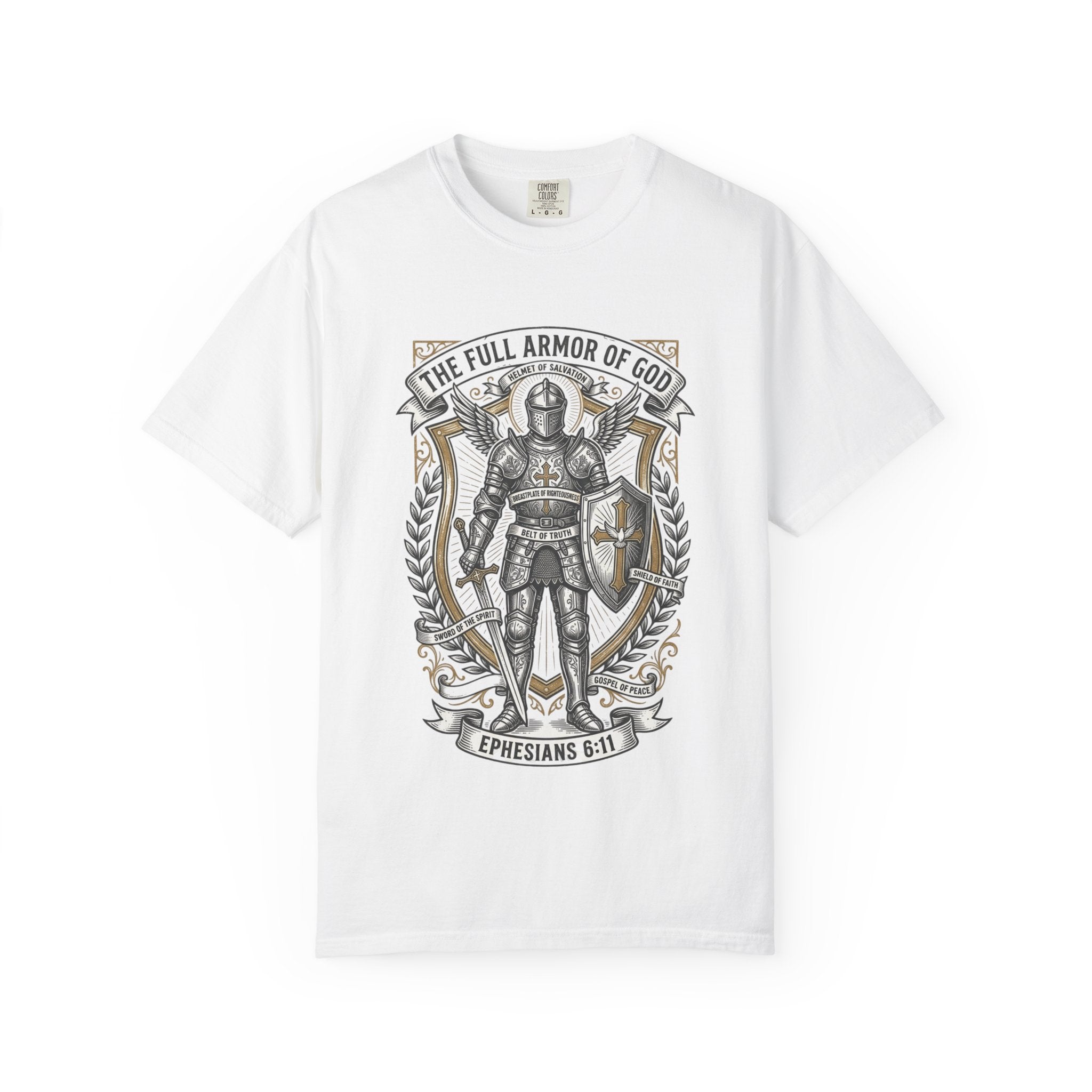 Armor of God T‑Shirt — "The Full Armor of God" Ephesians 6:11 Christian Tee
