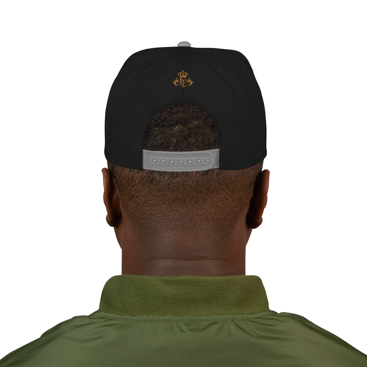 Embroidered Lion Crest Snapback Hat