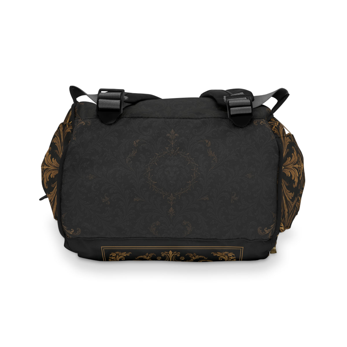 Crowned With Purpose Backpack — Regal Black & Gold LegacyForged™