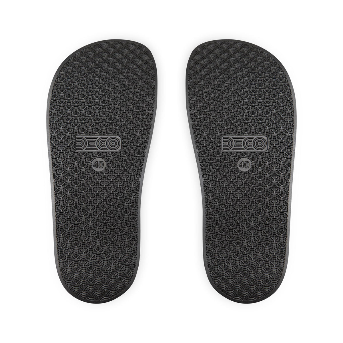 Lion Graphic Slide Sandals — "Lions Don't Lose Sleep" Removable Strap Slides