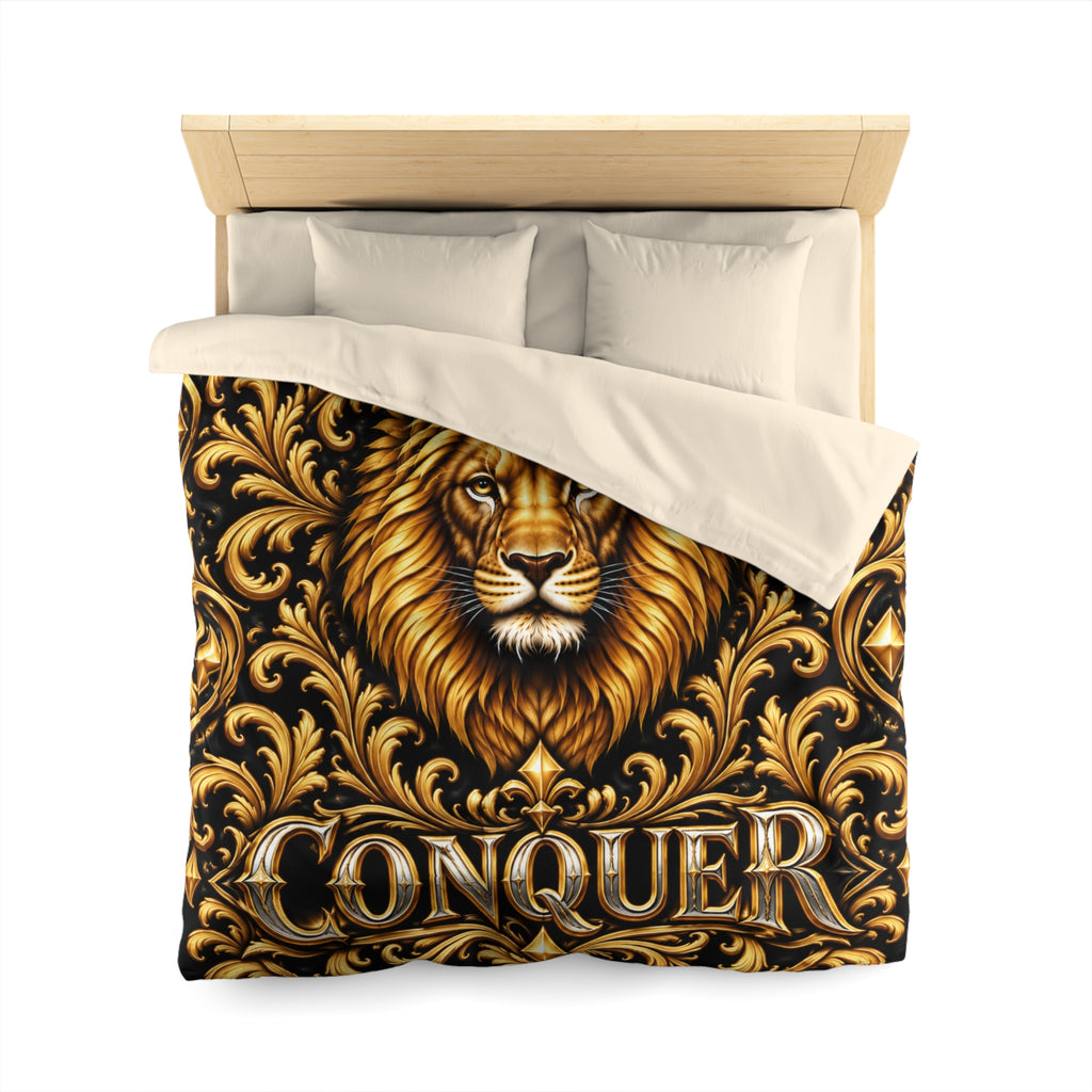 Conquer Lion Duvet Cover