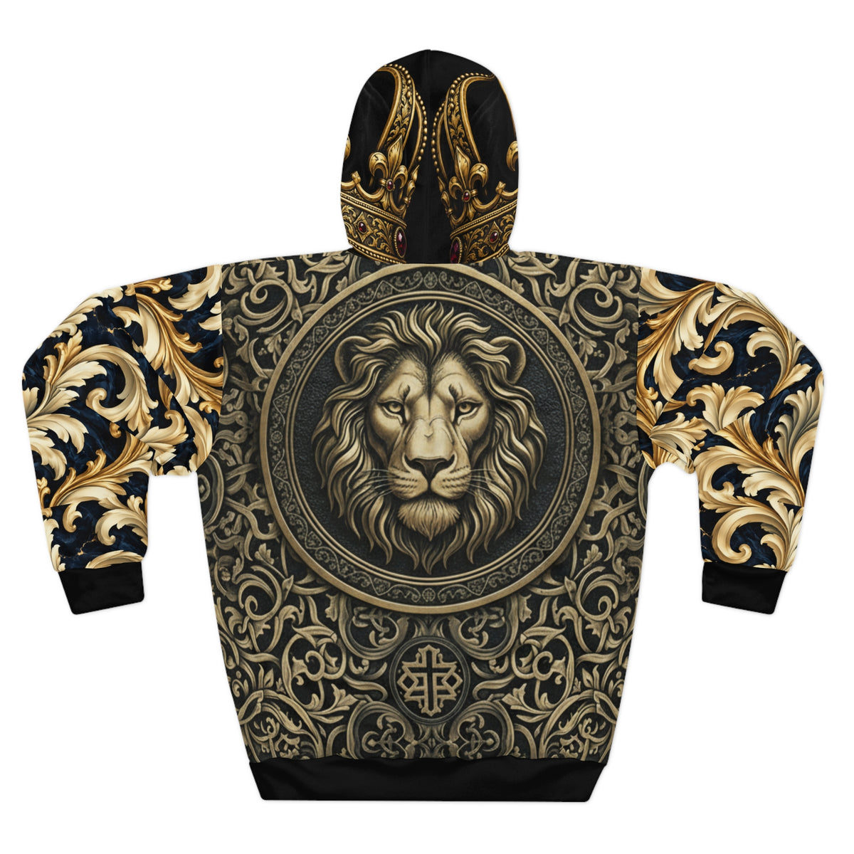 Lion Emblem Hoodie — "Be Bold as a Lion"