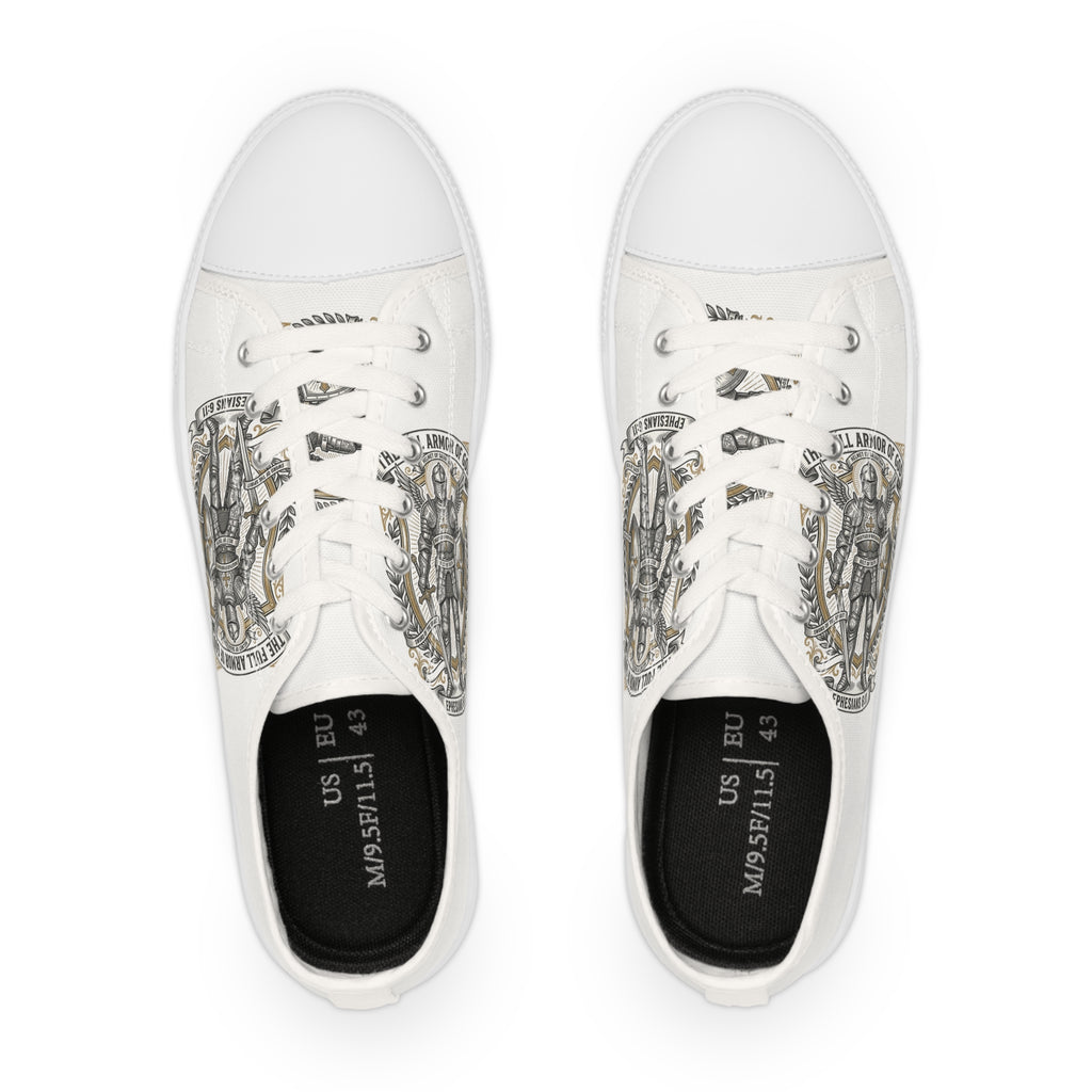 Armor of God Low Top Sneakers – Ephesians 6:11