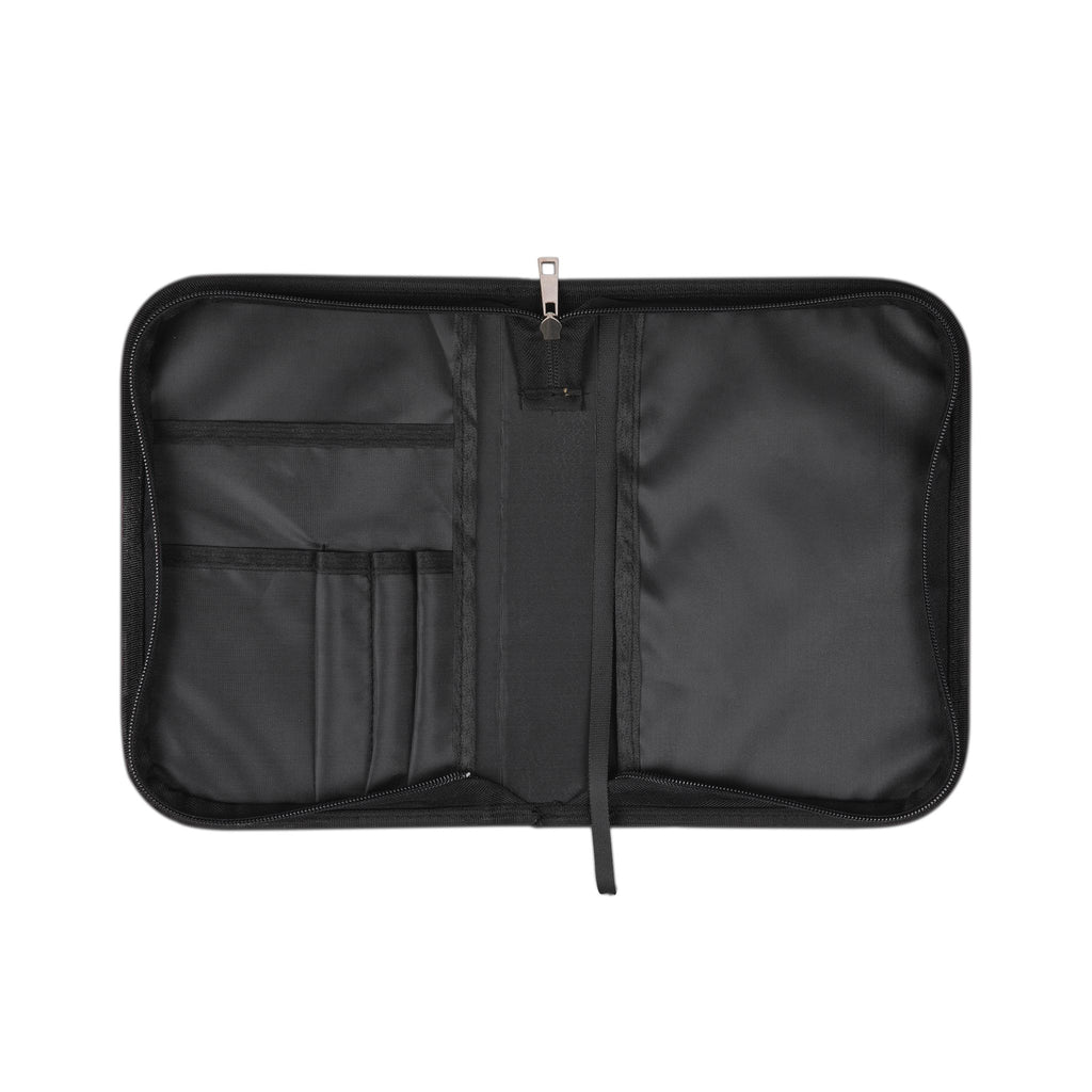 Bible Cover — "Pray • Prepare • Execute" Sword & Open Bible Zippered Cover LegacyForged™