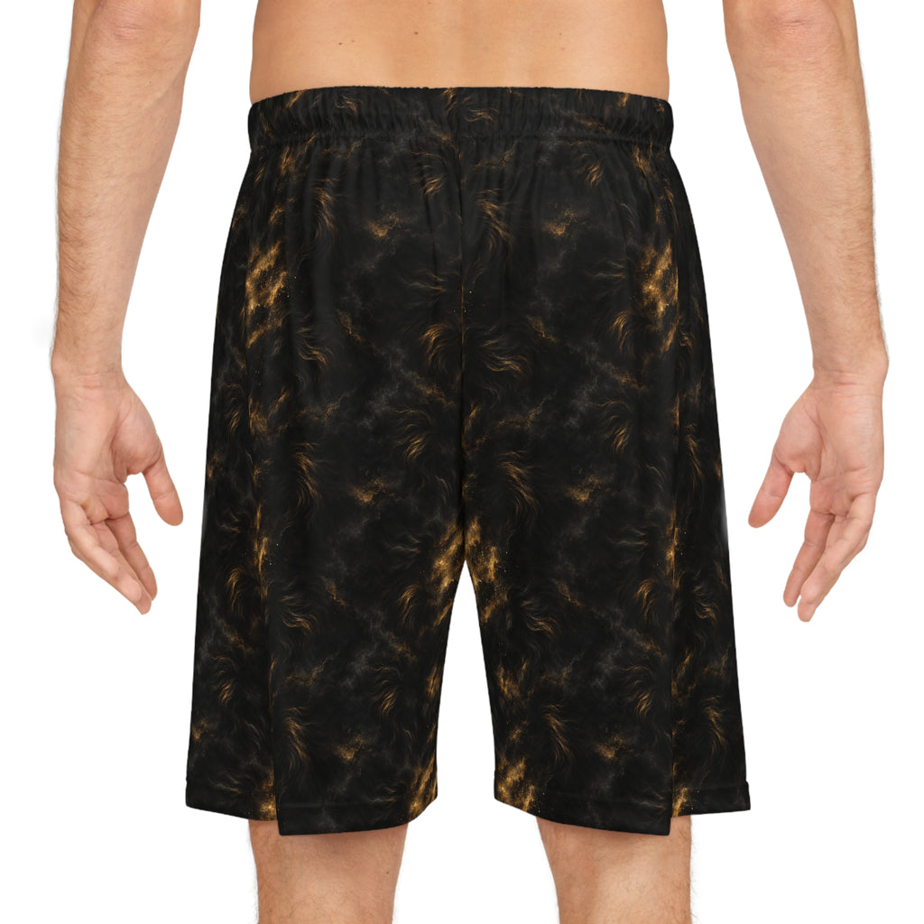 Basketball Shorts — "Crowned With Purpose" Tie-Dye Athletic Shorts LegacyForged™