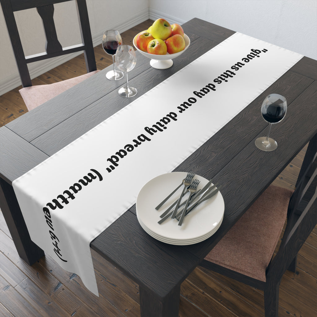 Daily Bread Table Runner – Matthew 6:11