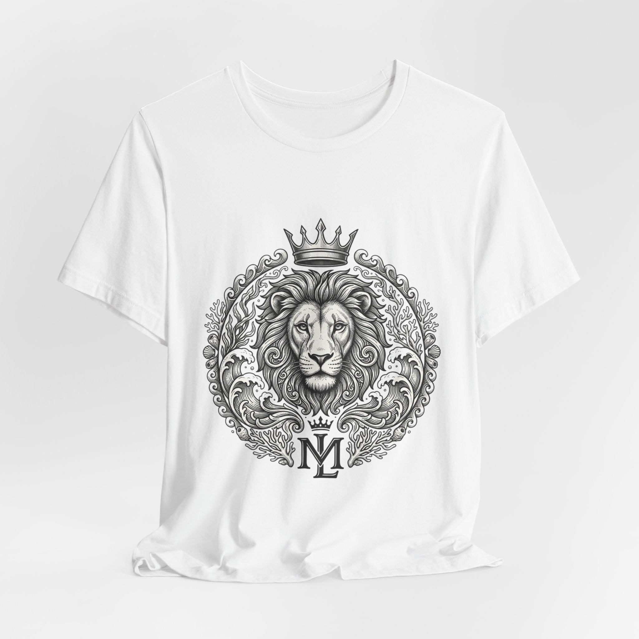 Lion Crest Tee — "Faith Purpose Discipline" Inspirational Graphic T-Shirt