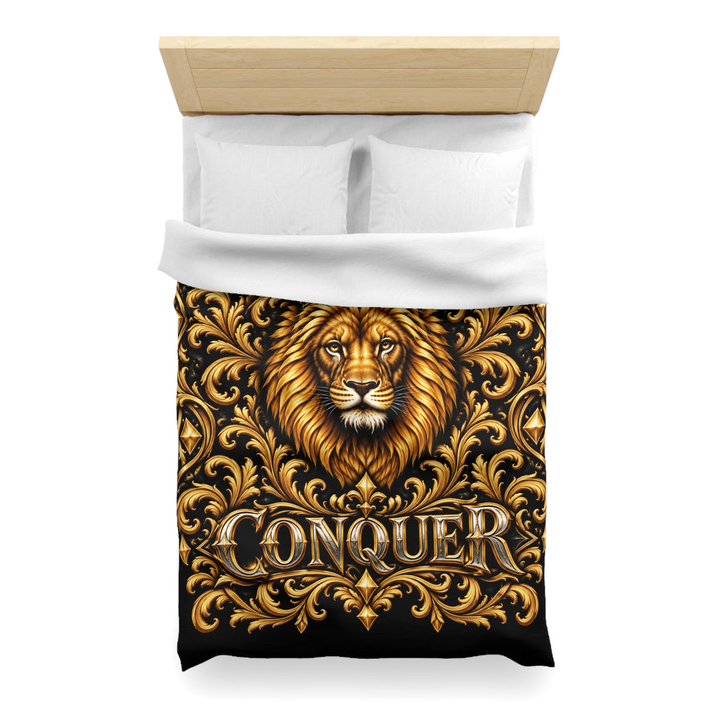 Conquer Lion Duvet Cover