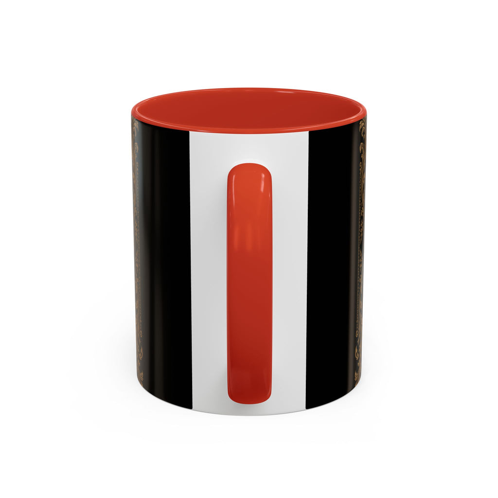Train Like a King Coffee Mug — Lion Crown Motivational Black Tea Mug (11/15oz)