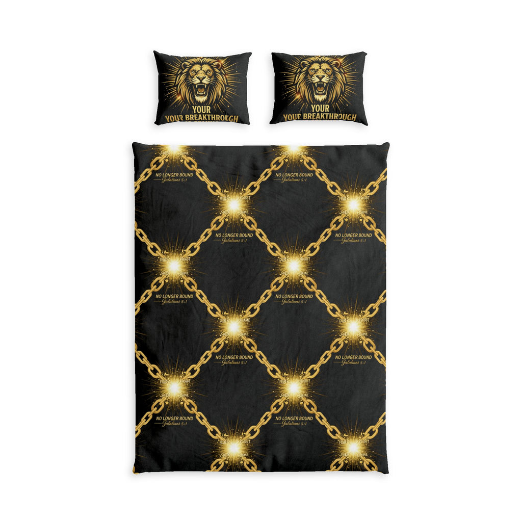 Lion & Gold Chain Cotton Duvet Set