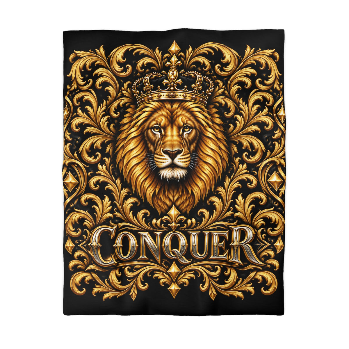 Conquer Lion Duvet Cover