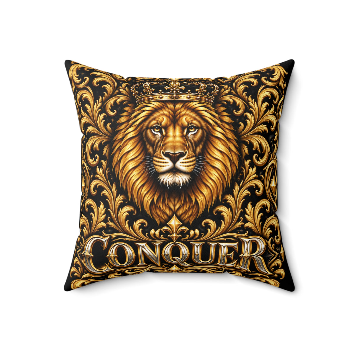 Conquer Lion Decorative Pillow