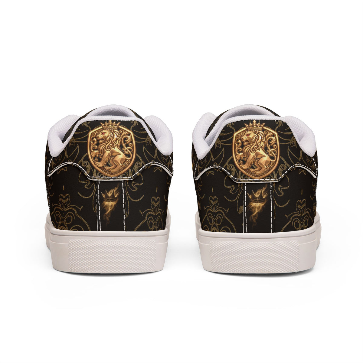 Walk Your Path Low-Tops — Dark Baroque Leather Sneakers LegacyForged™
