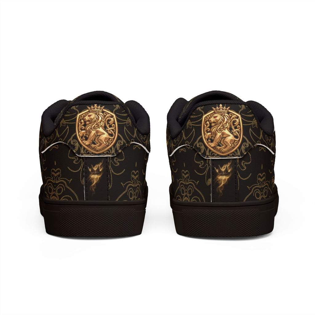 Walk Your Path Low-Tops — Dark Baroque Leather Sneakers LegacyForged™