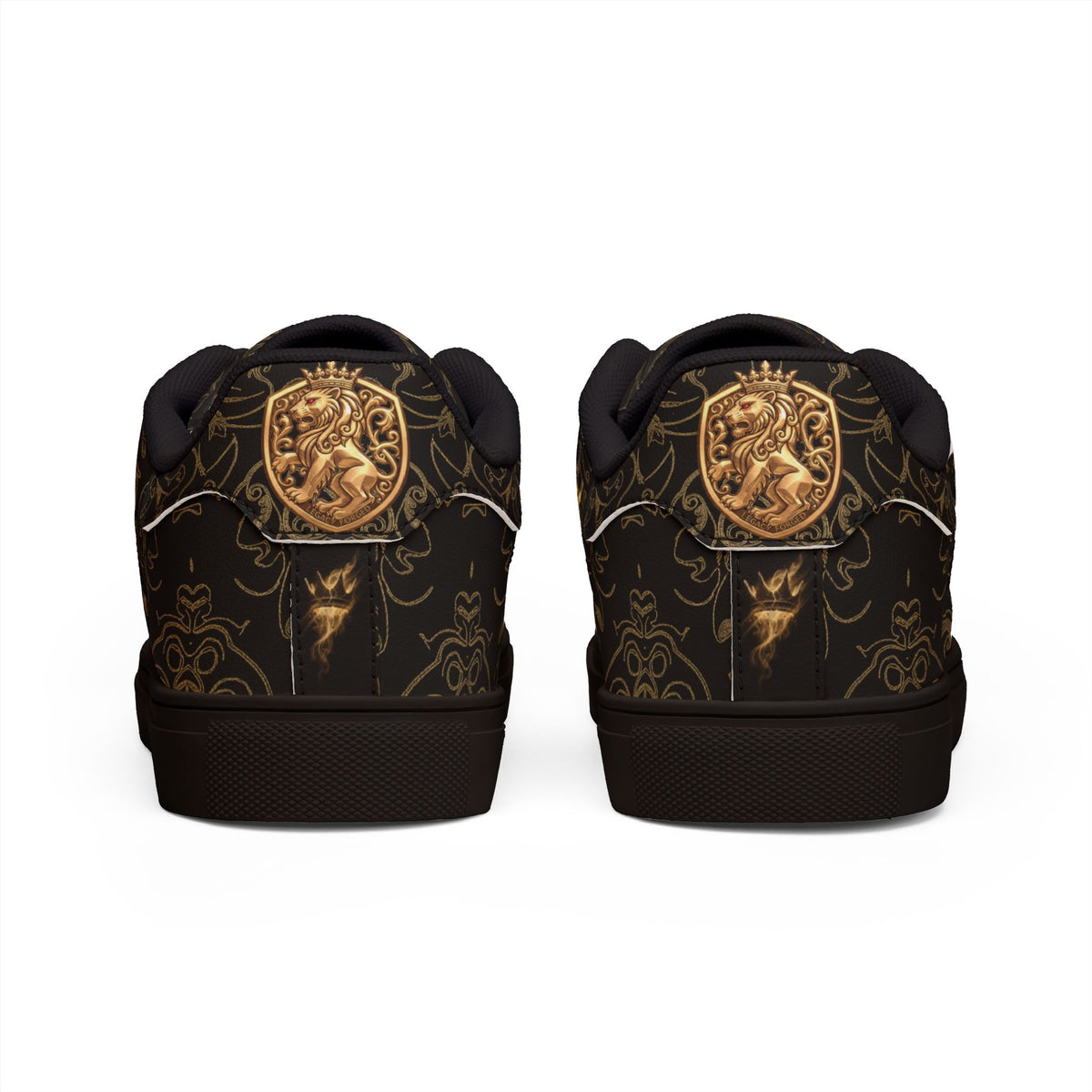 Walk Your Path Low-Tops — Dark Baroque Leather Sneakers LegacyForged™