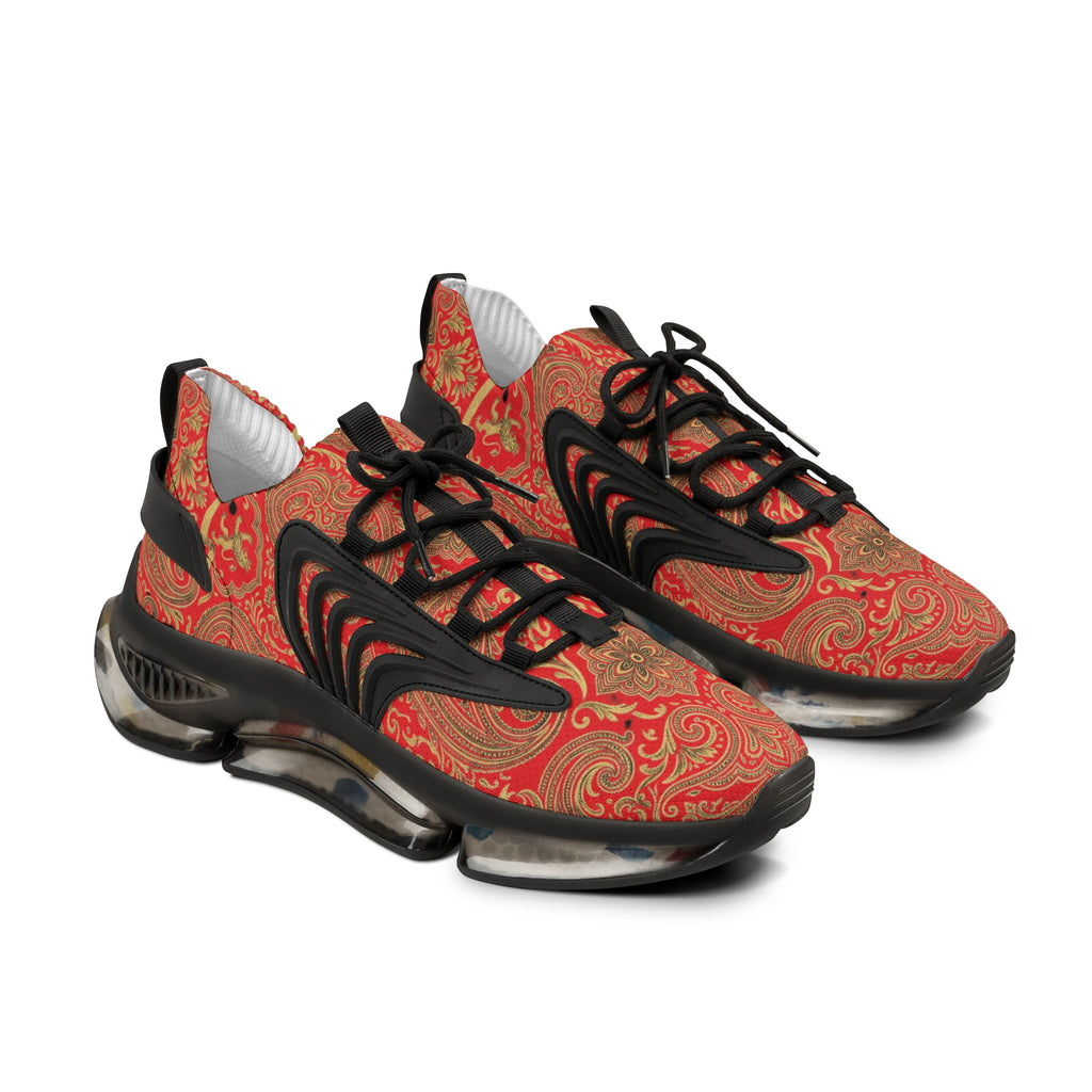 Forged Heritage — Baroque Paisley Mesh Sneakers