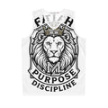 Lion Crest Basketball Jersey — Faith, Purpose, Discipline All-Over Print