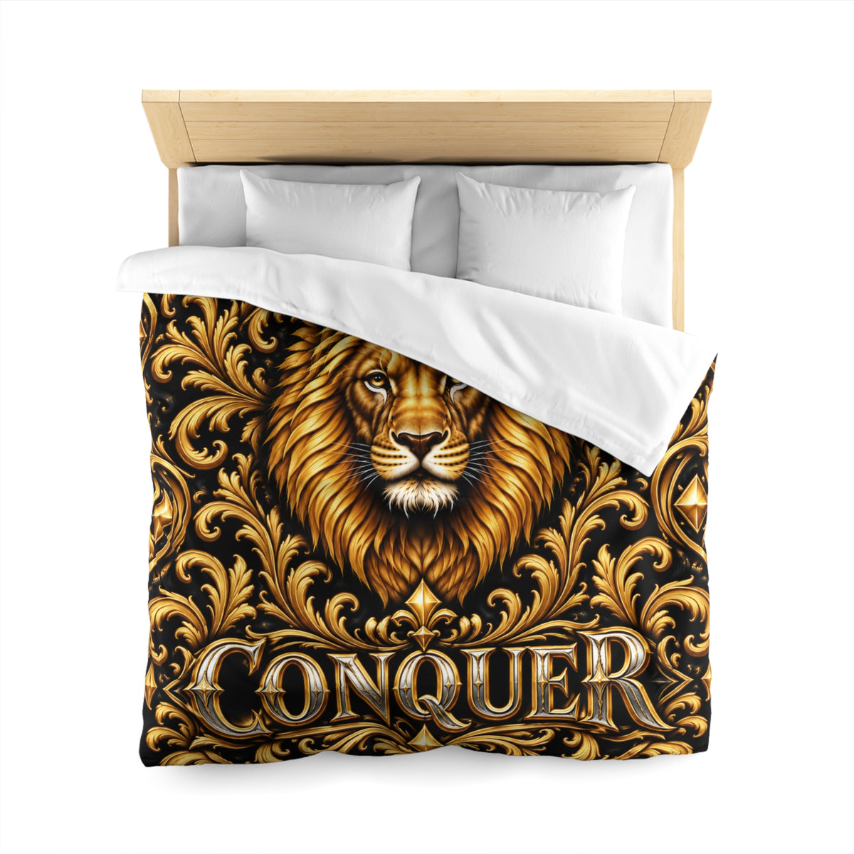 Conquer Lion Duvet Cover
