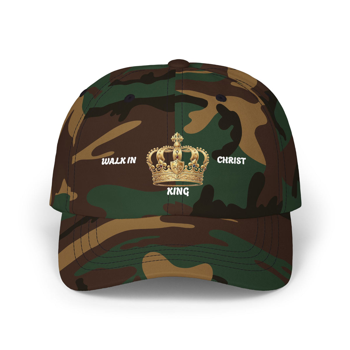 Gold Crown Dad Cap — Classic Embroidered Baseball Hat