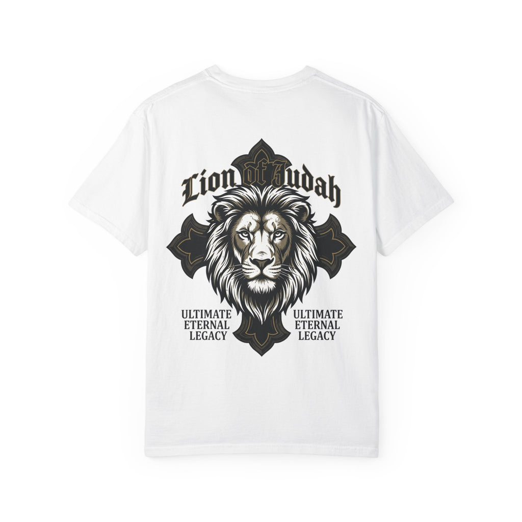 Lion of Judah T-Shirt — Vintage Religious Lion Graphic Tee ("Ultimate Eternal Legacy")