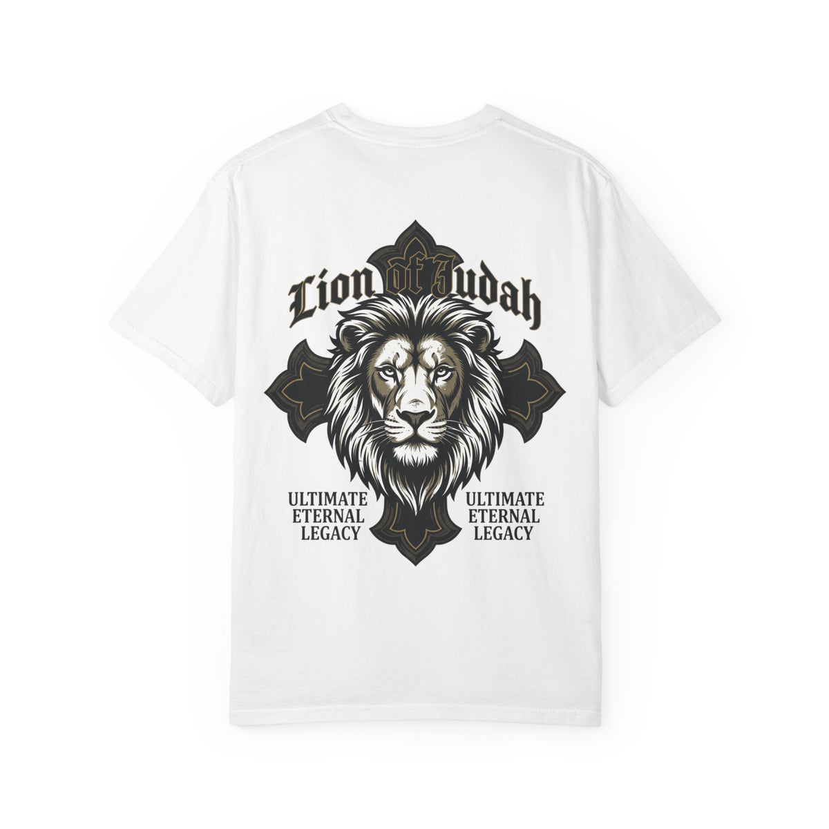 Lion of Judah T-Shirt — Vintage Religious Lion Graphic Tee ("Ultimate Eternal Legacy")