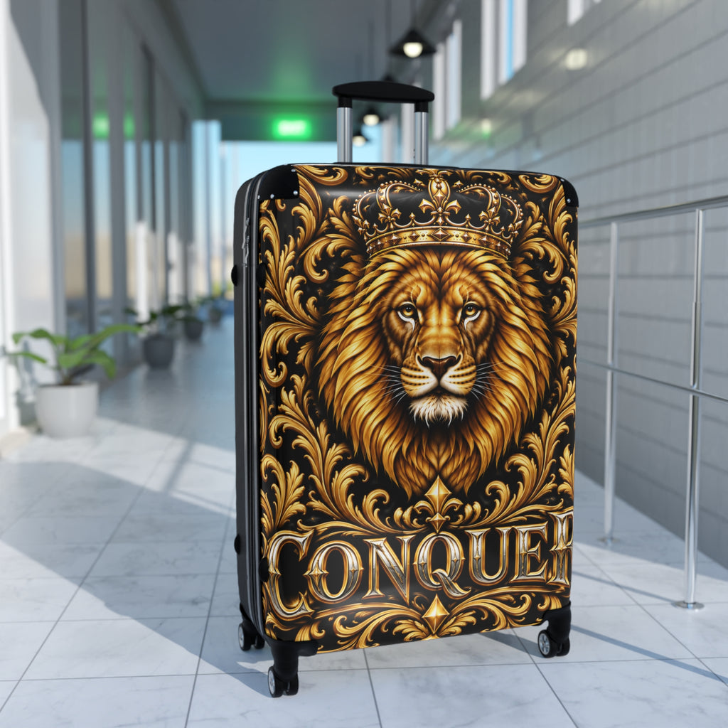 Jesus Strength Lion Christian Suitcase