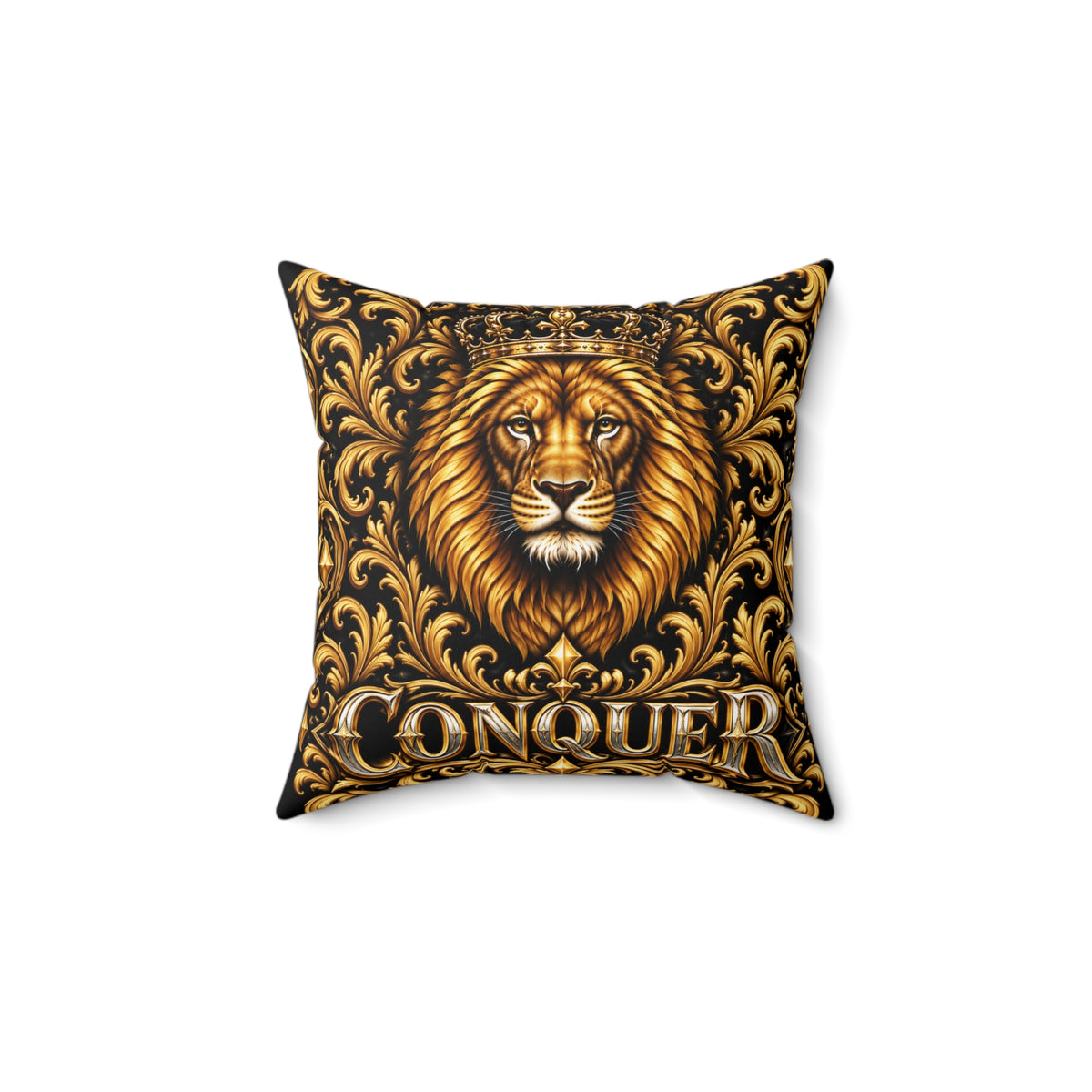 Conquer Lion Decorative Pillow