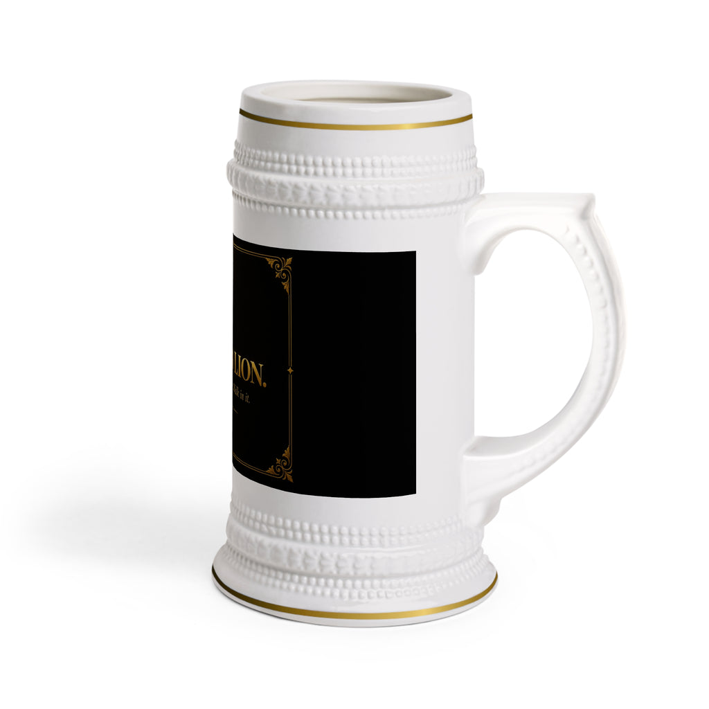 A Gift for a Lion Beer Stein Mug – Regal Zodiac Birthday Gift