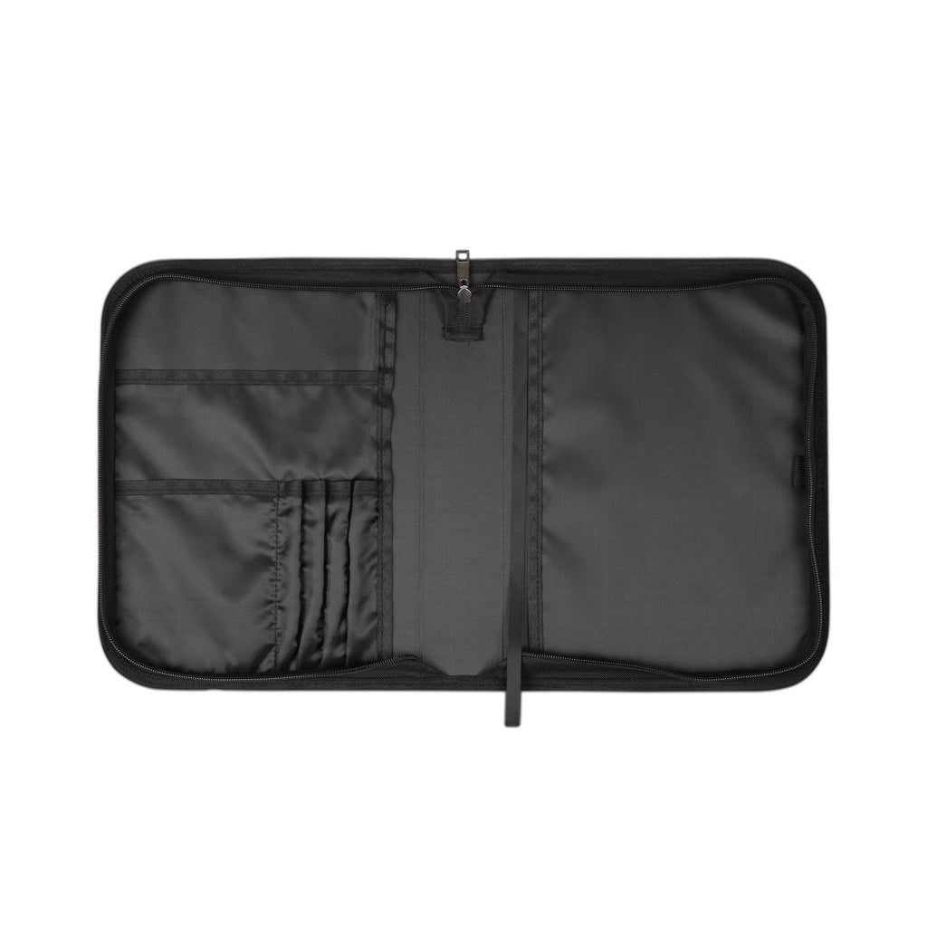 Bible Cover — "Pray • Prepare • Execute" Sword & Open Bible Zippered Cover LegacyForged™