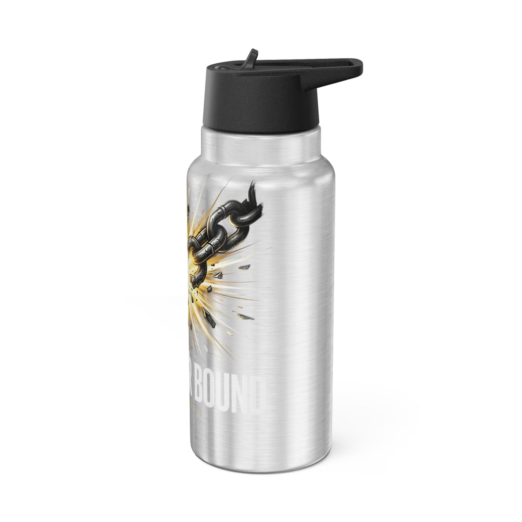 32oz Gator Tumbler — “No Longer Bound” Broken Chain Stainless Steel Water Bottle