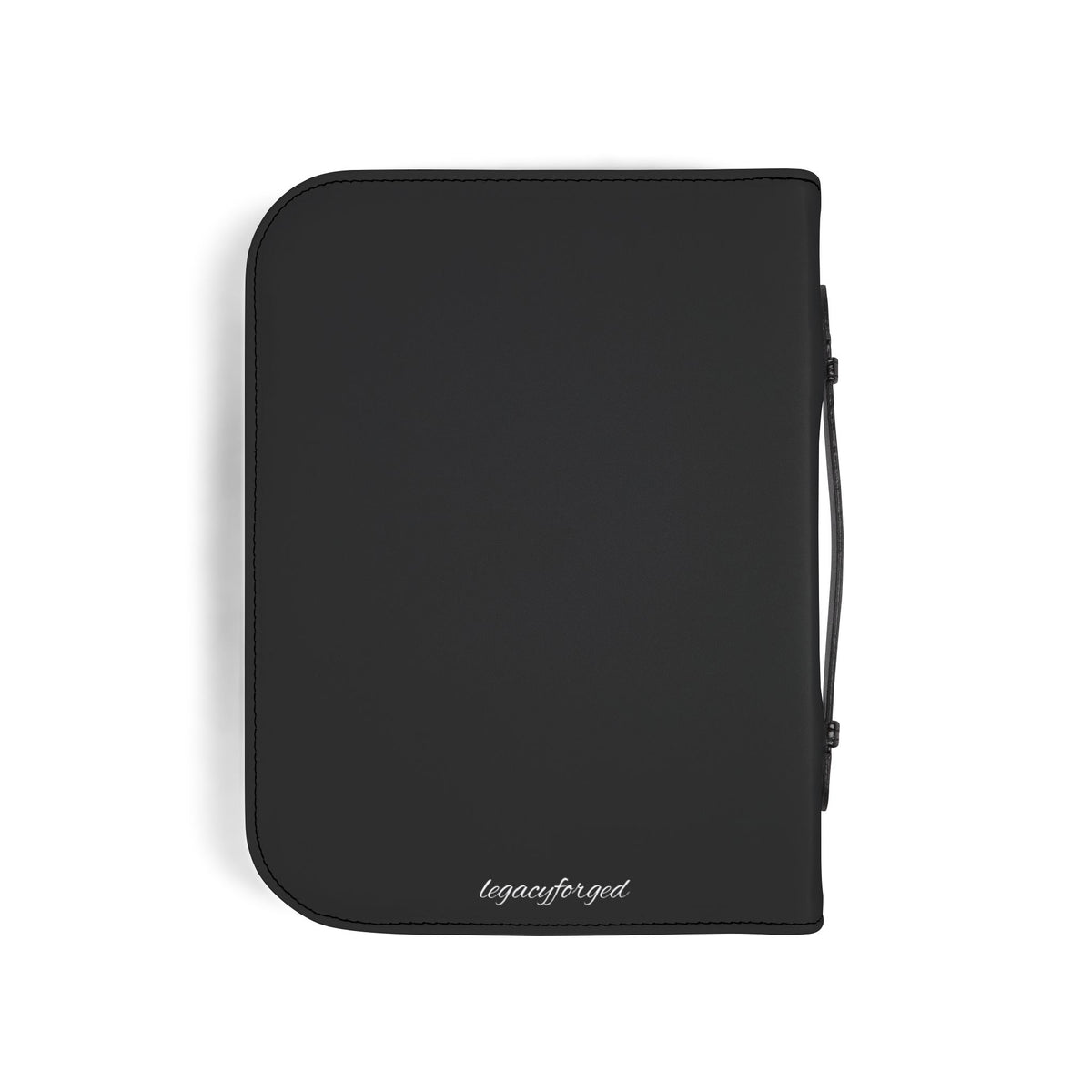 Bible Cover — "Pray • Prepare • Execute" Sword & Open Bible Zippered Cover LegacyForged™