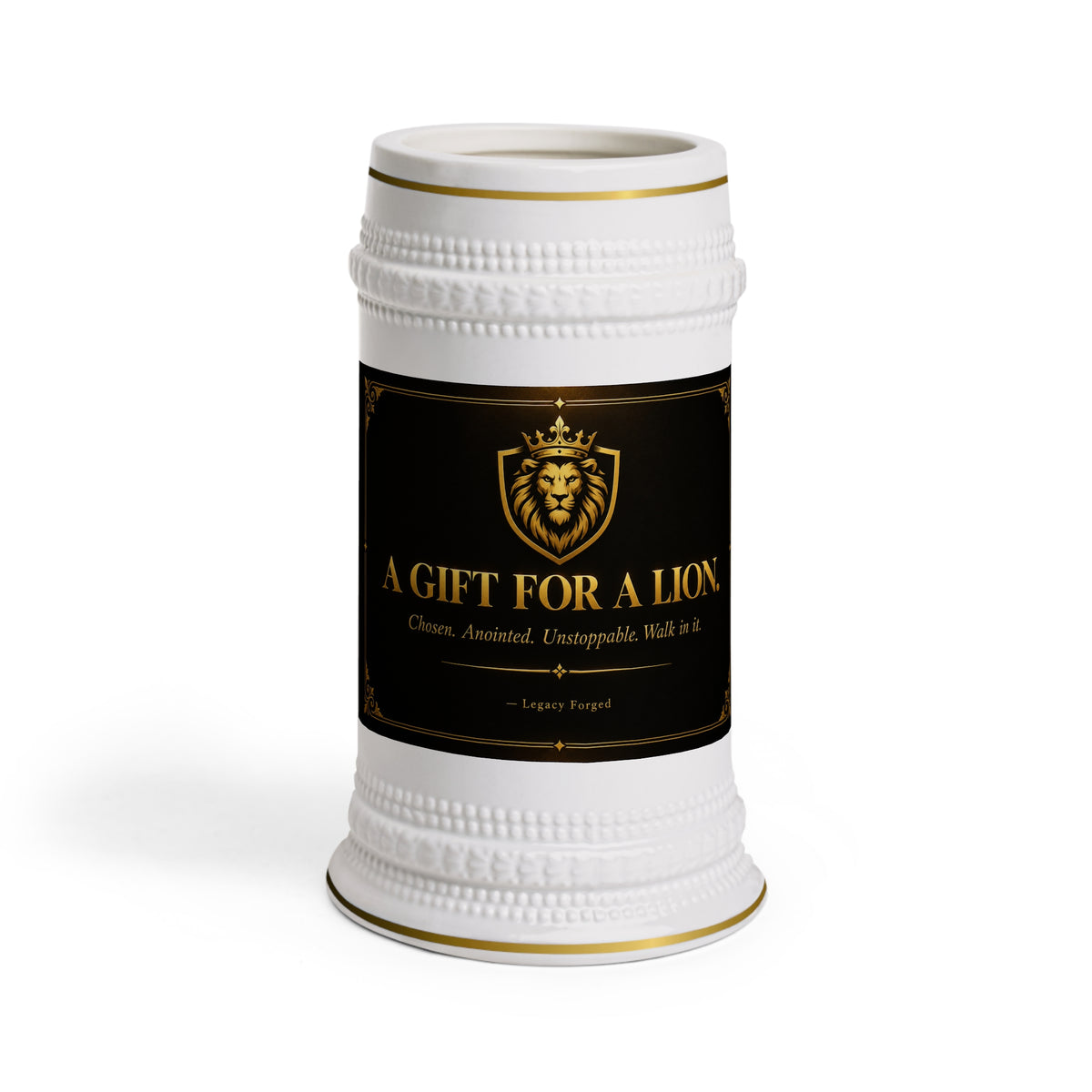 A Gift for a Lion Beer Stein Mug – Regal Zodiac Birthday Gift